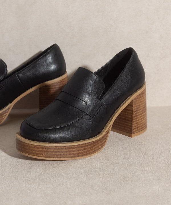 OASIS SOCIETY Hannah - Platform Penny Loafers