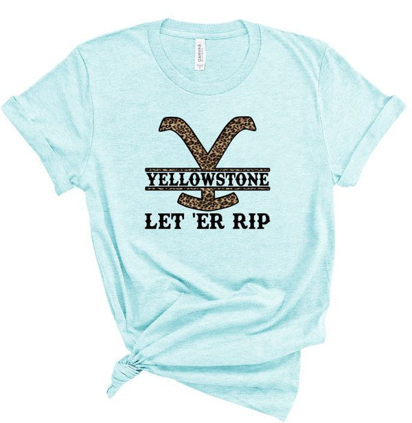 Yellowstone Let Er Rip Boutique Style Tee