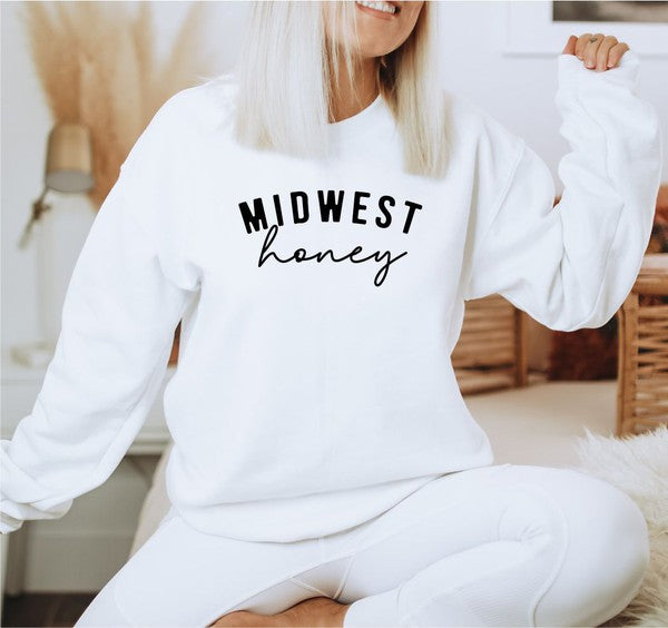 Midwest Honey Cozy Crewneck Sweatshirt
