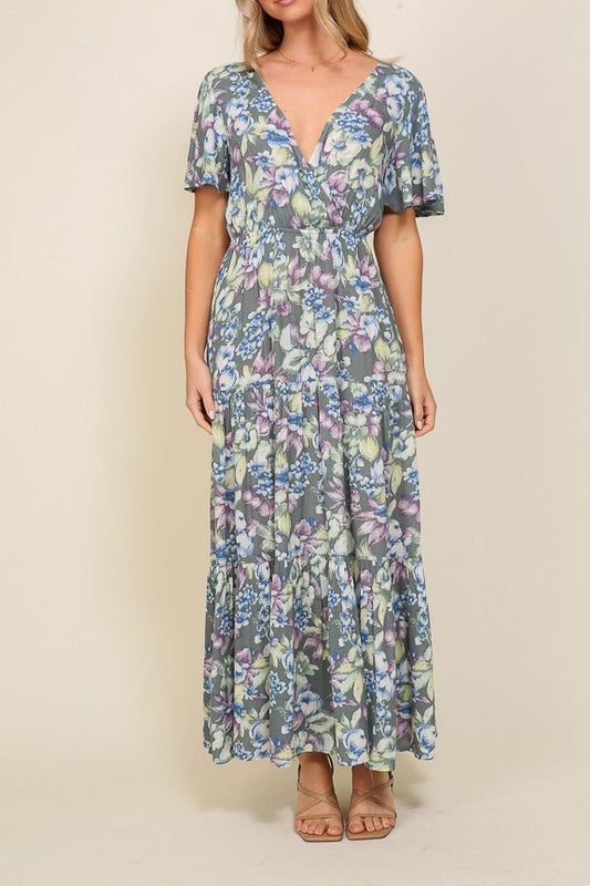 Arya Flora Maxi Dress