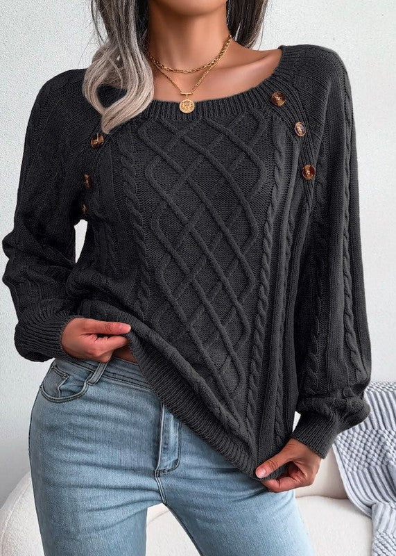 Square Neck Sweater