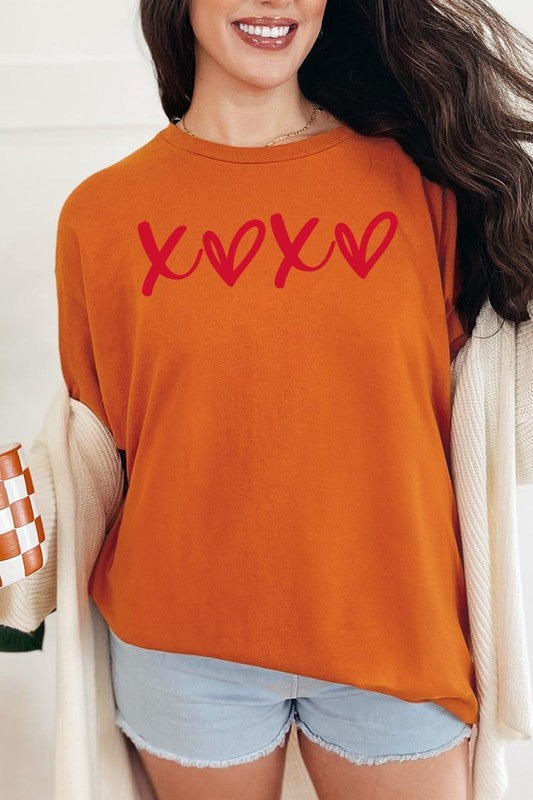 XOXO Graphic Heavy Cotton Tee