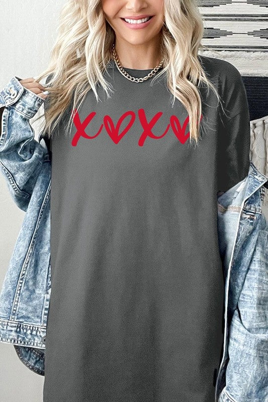 XOXO Graphic Heavy Cotton Tee