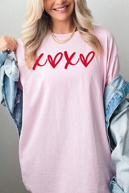 XOXO Graphic Heavy Cotton Tee