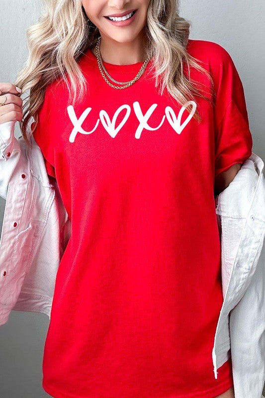 XOXO Graphic Heavy Cotton Tee