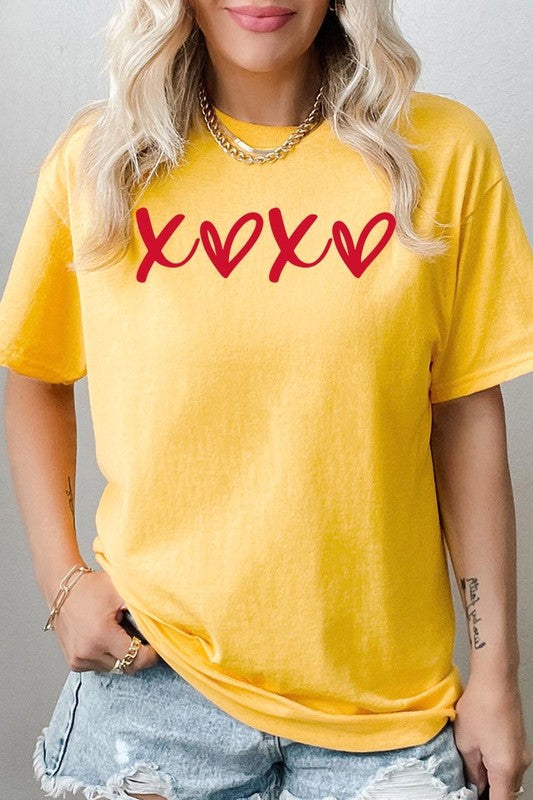 XOXO Graphic Heavy Cotton Tee