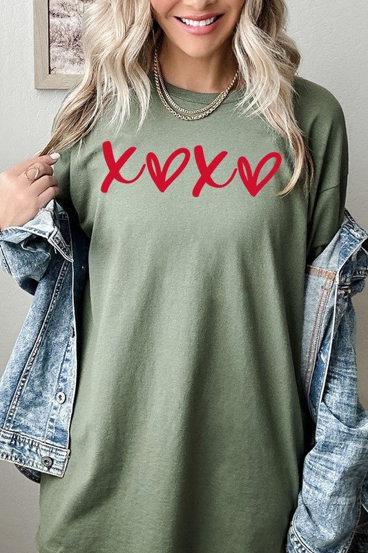 XOXO Graphic Heavy Cotton Tee