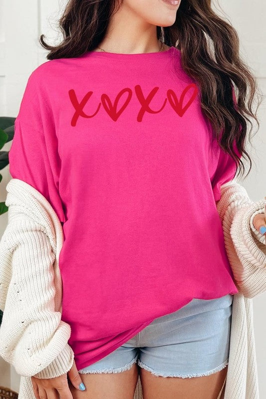 XOXO Graphic Heavy Cotton Tee