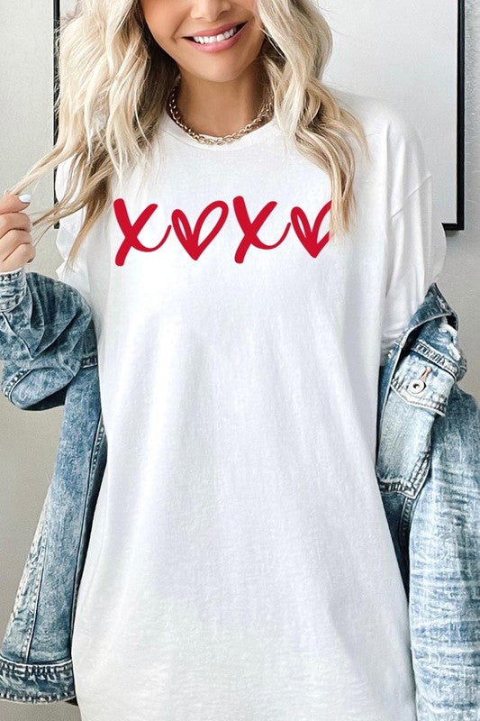 XOXO Graphic Heavy Cotton Tee