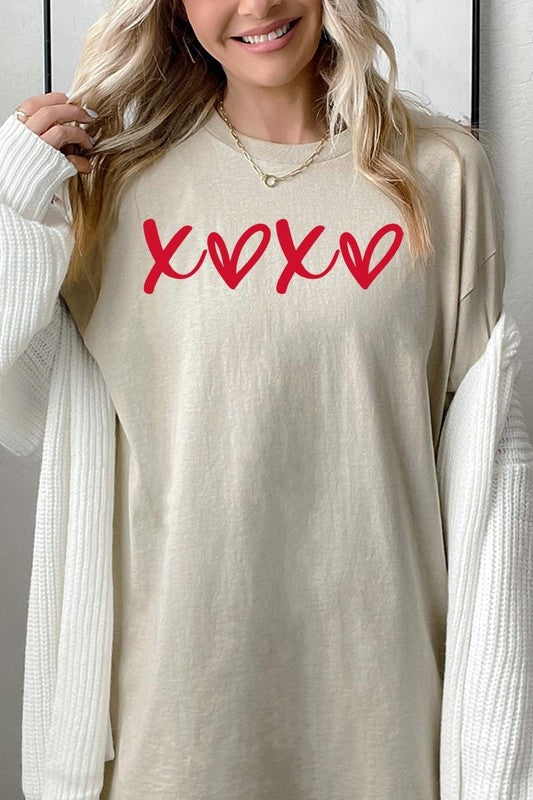 XOXO Graphic Heavy Cotton Tee