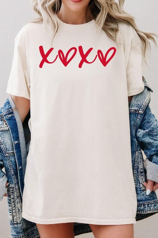 XOXO Graphic Heavy Cotton Tee