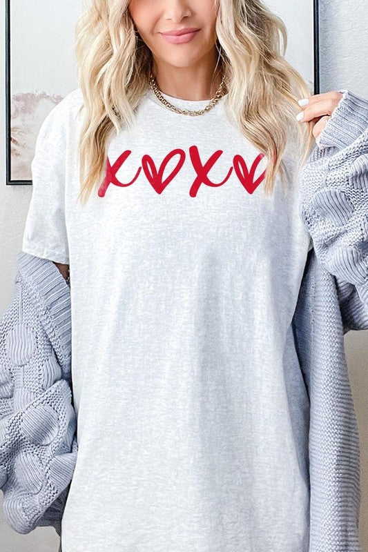 XOXO Graphic Heavy Cotton Tee