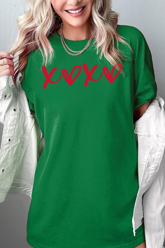 XOXO Graphic Heavy Cotton Tee