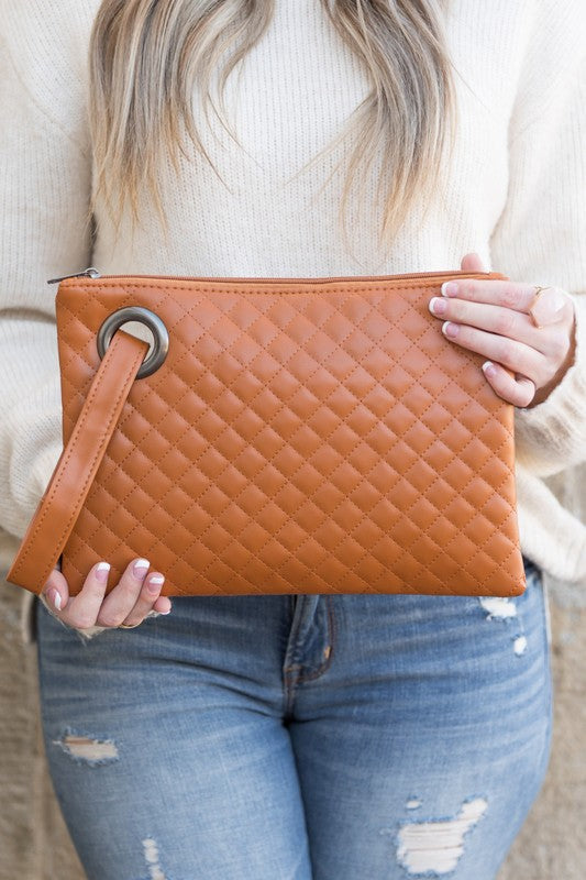 Quilted clutch online