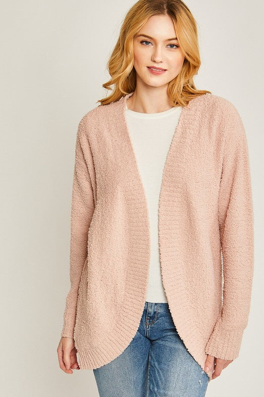 Vaara Olivia Belted Ribbed-knit Longline Cardigan - Brown - ShopStyle